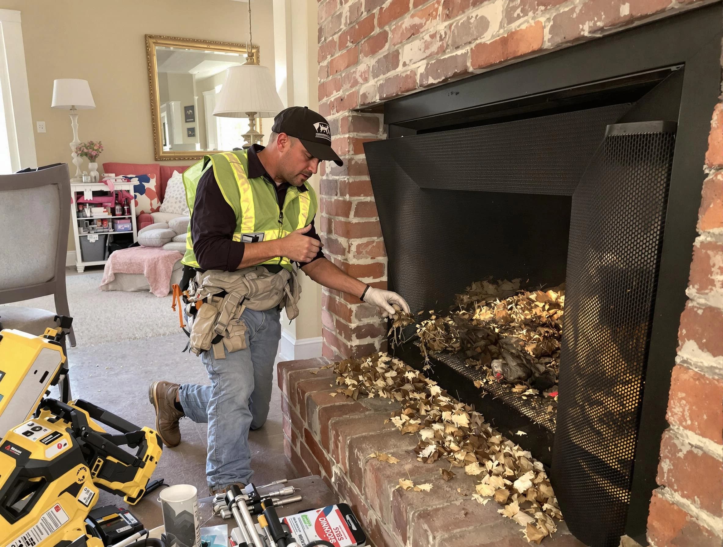 Safe screening installation by Nolensville Chimney Sweep in Nolensville, TN