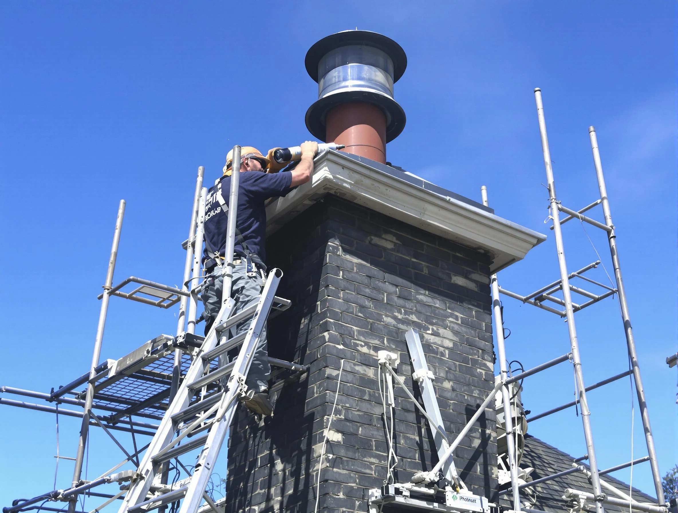 Sturdy chimney crown finished by Nolensville Chimney Sweep in Nolensville, TN
