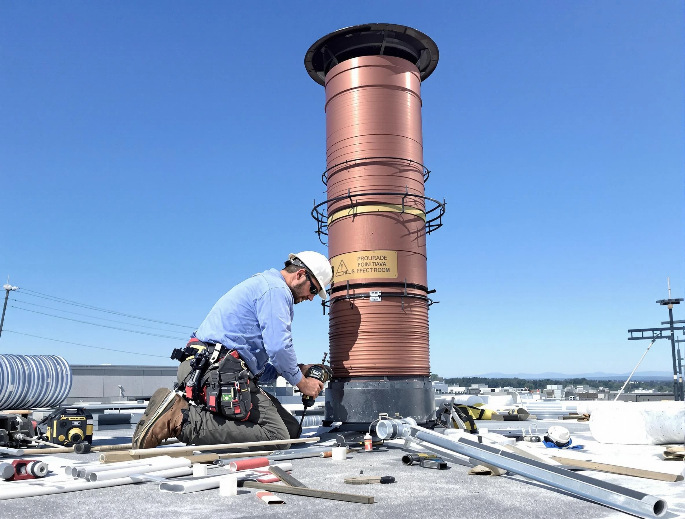 Installed chimney liner by Nolensville Chimney Sweep in Nolensville, TN