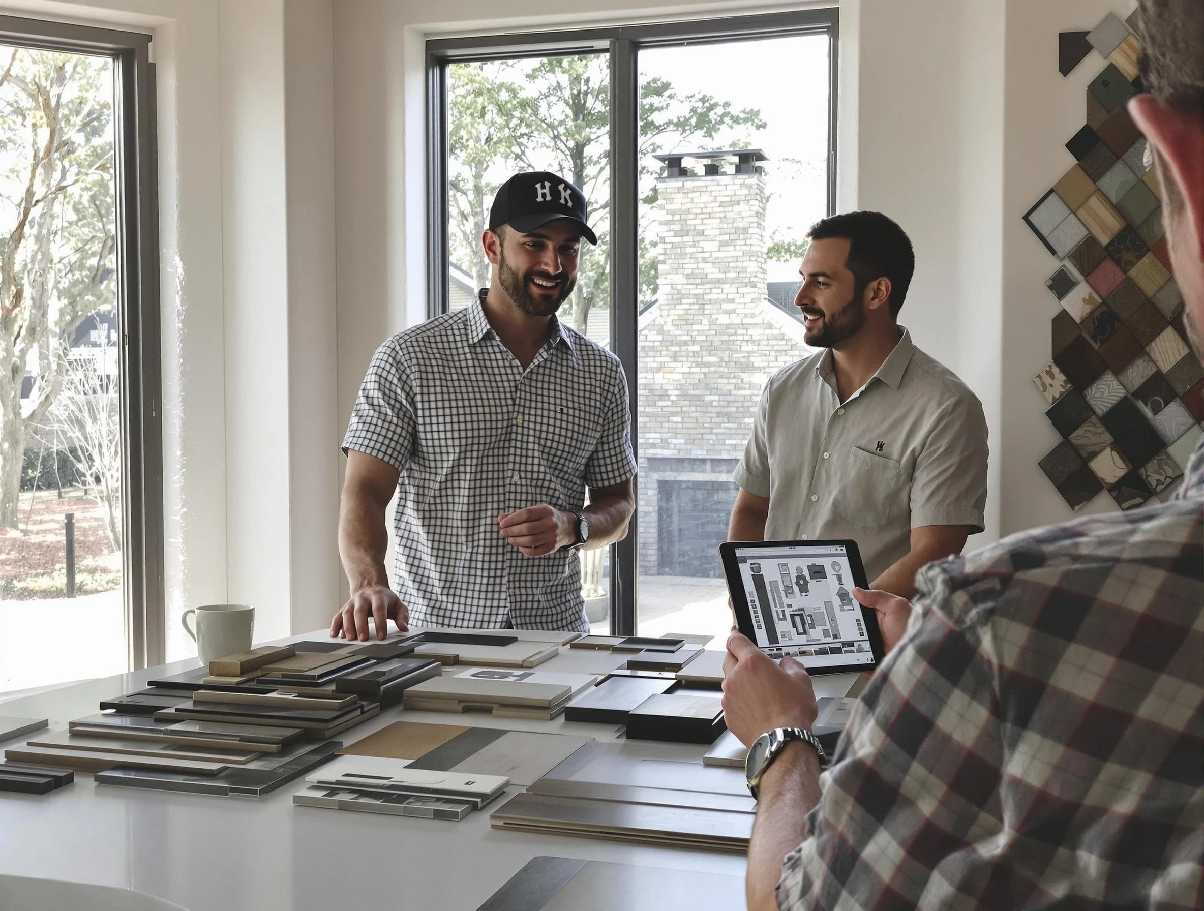 Nolensville Chimney Sweep remodeling a chimney and fireplace in Nolensville, TN