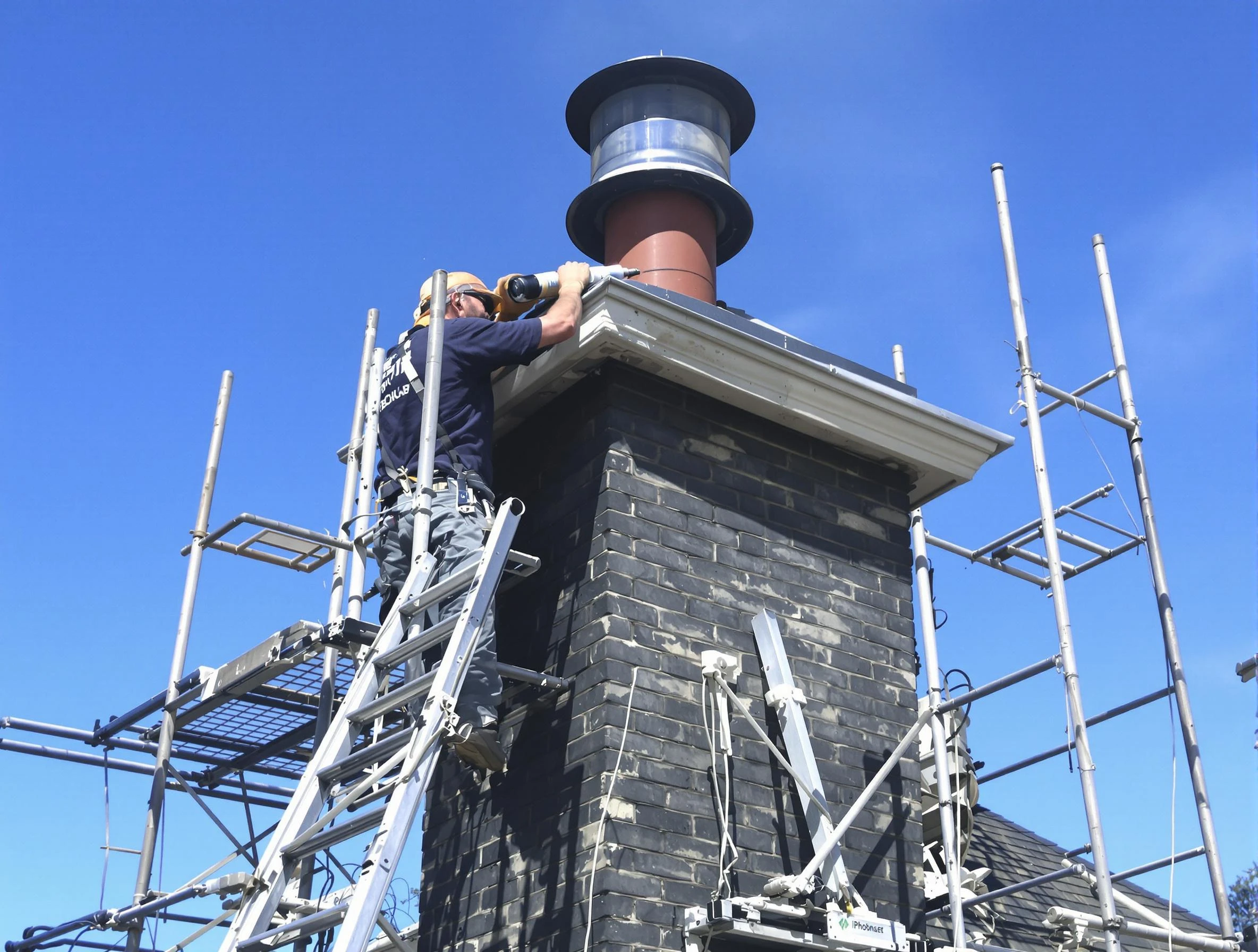 Sturdy chimney crown finished by Nolensville Chimney Sweep in Nolensville, TN