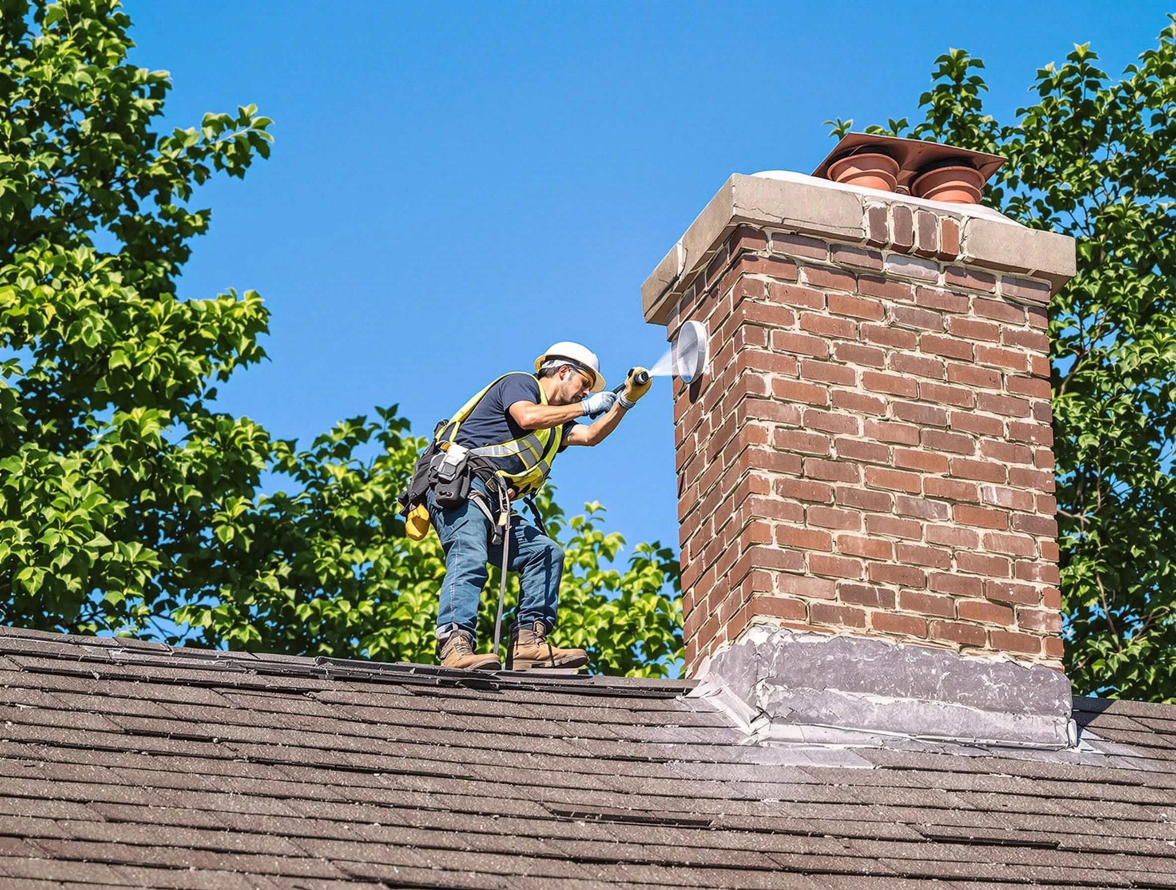 Nolensville Chimney Sweep performing an inspection with advanced tools in Nolensville, TN