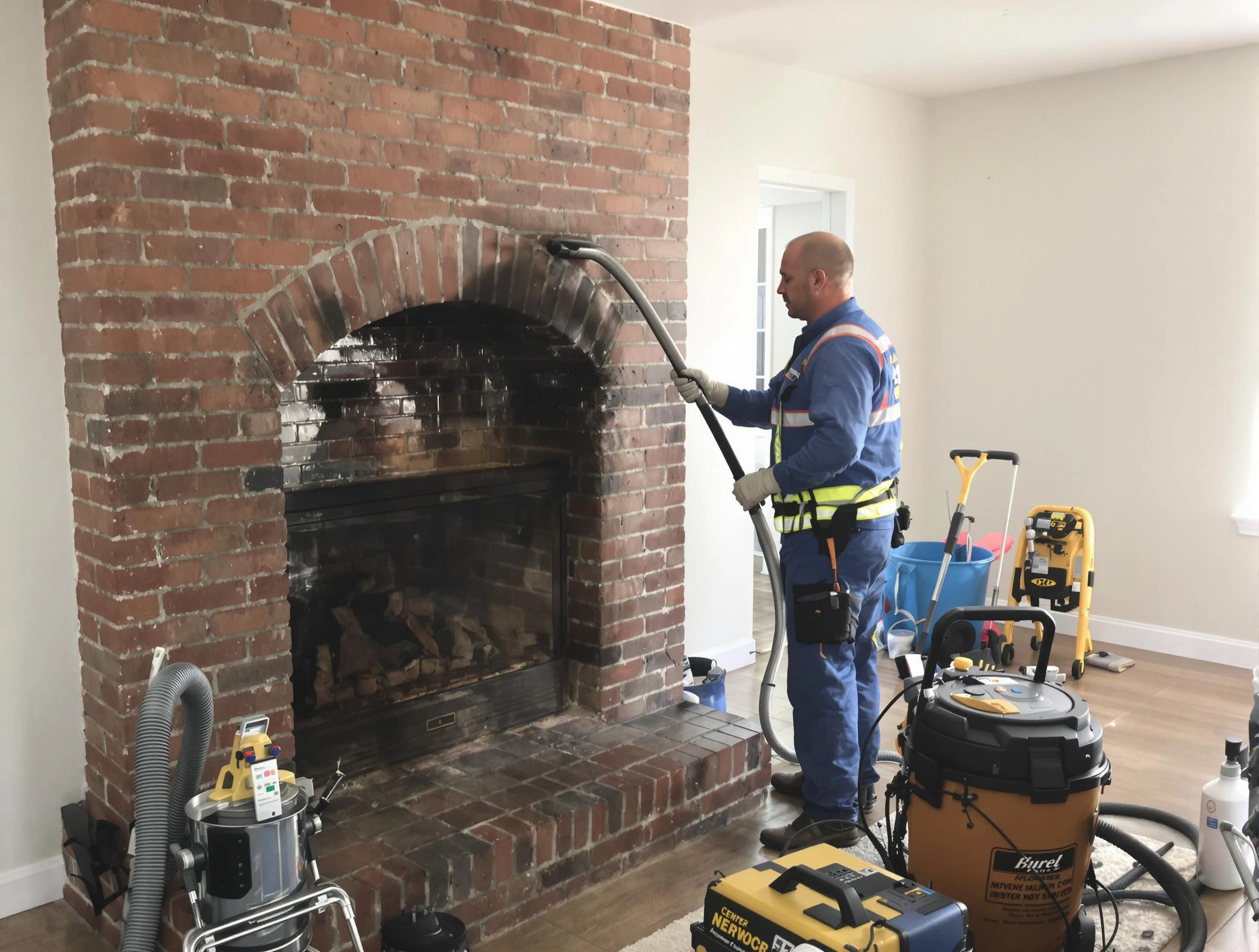 Nolensville Chimney Sweep expert performing detailed chimney sweep in Nolensville, TN